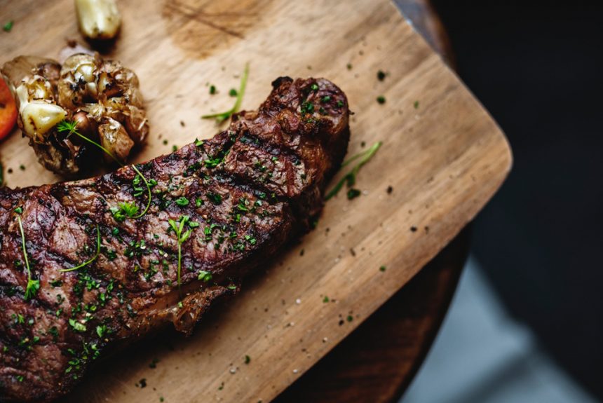 Beef fillet with seasonal mushrooms and black truffle