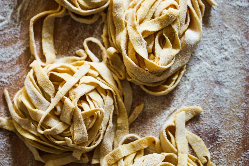 Le nostre fettuccine fatte in casa all’astice