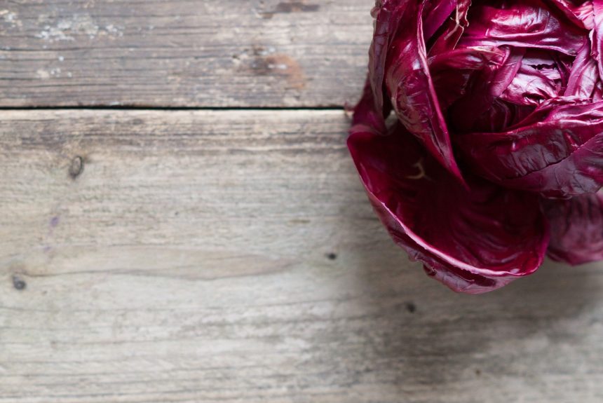 Ravioli al Radicchio with seasonal mushrooms: the recipe